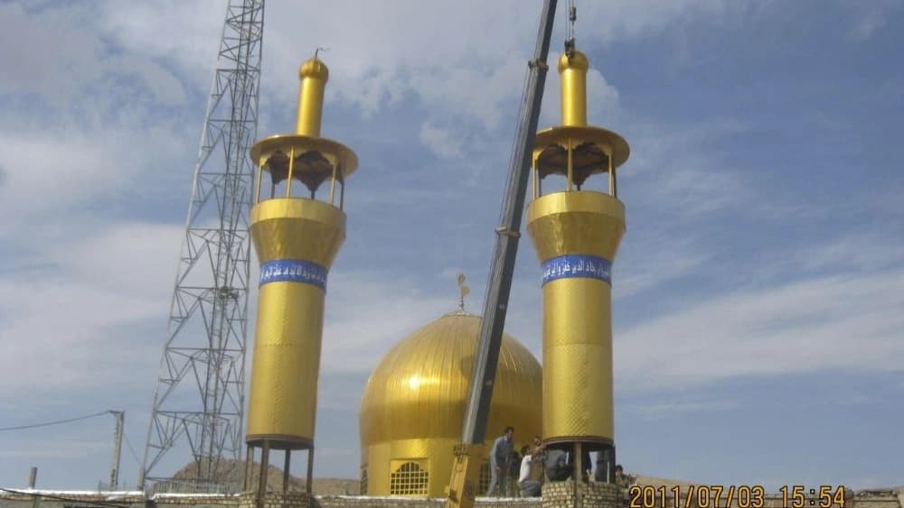 گنبد گلدسته سازی ثامن الحجج در بجنورد خراسان
